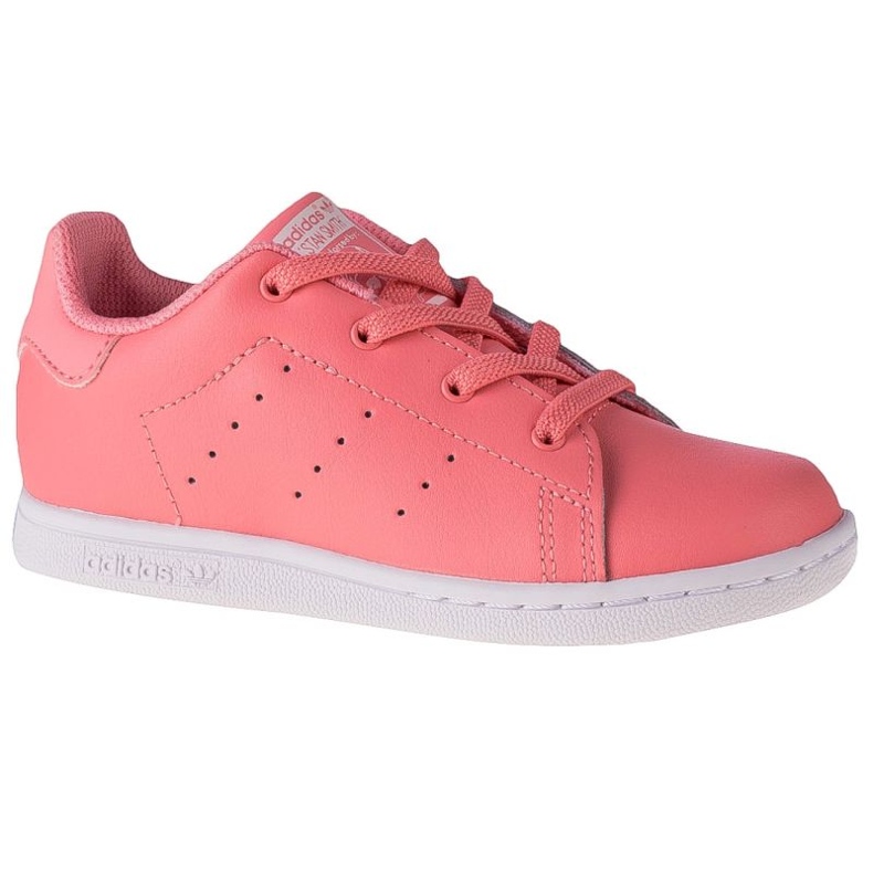 Adidas Stan Smith El K EF4928 shoes pink grey Adidas Stan Smith El K EF4928 shoes pink grey
