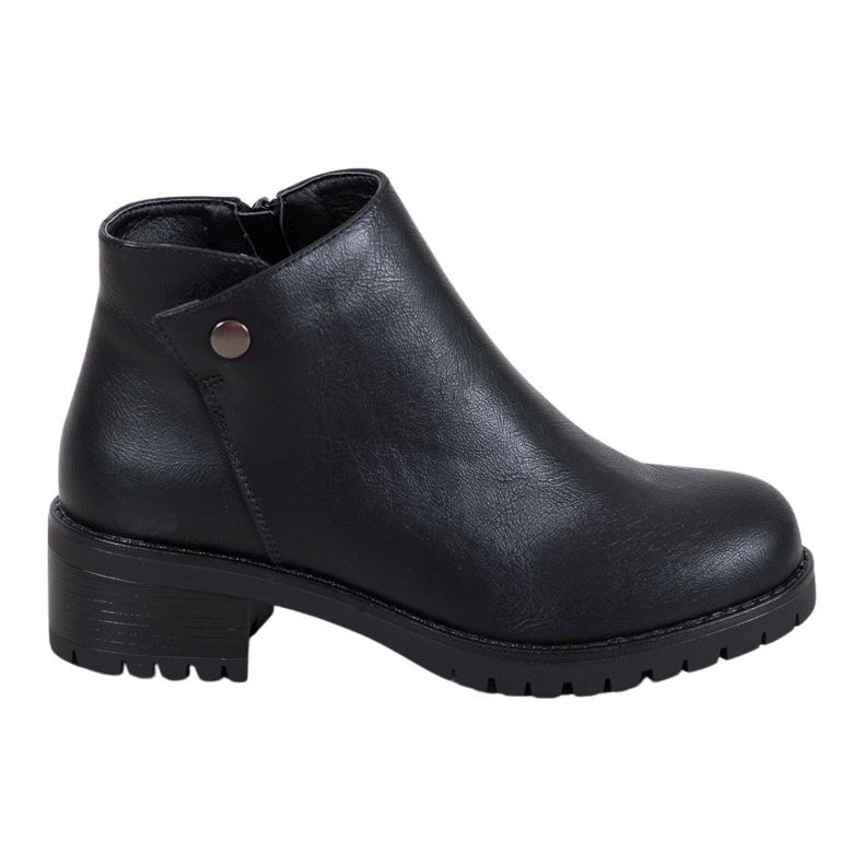J. Star Black Eco Leather Booties J. Star Black Eco Leather Booties