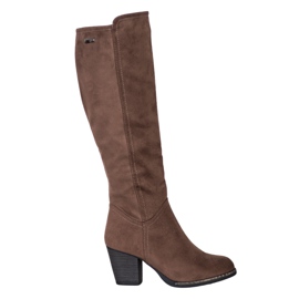 J. Star Comfortable boots on a post brown J. Star Comfortable boots on a post brown