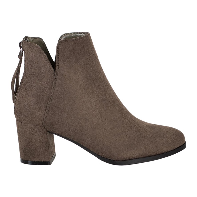 VINCEZA Zipper Boots multicolored green