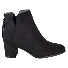 VINCEZA Zipper Boots black