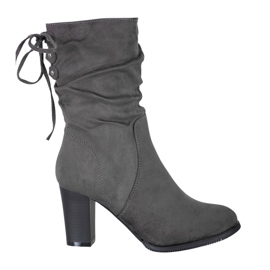 J. Star High gray boots grey