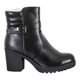 J. Star Comfortable Eco-leather boots black J. Star Comfortable Eco-leather boots black