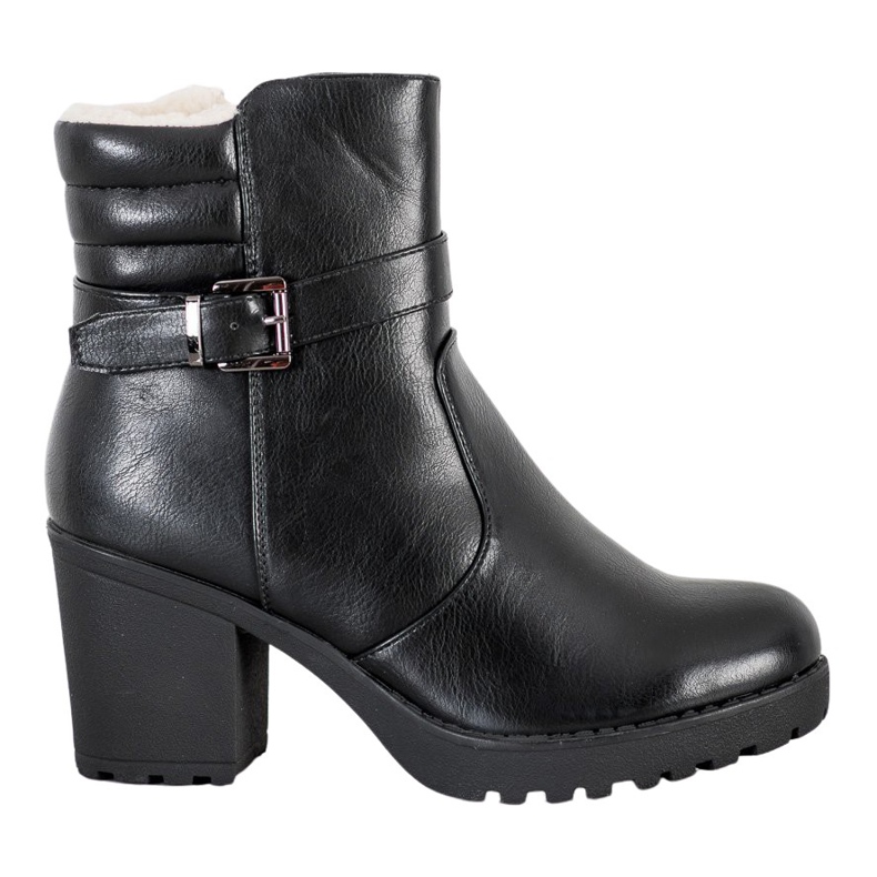 J. Star Comfortable Eco-leather boots black J. Star Comfortable Eco-leather boots black