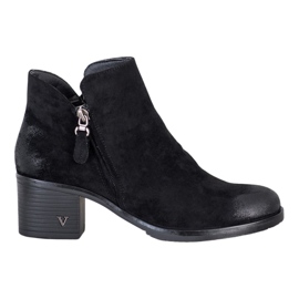 VINCEZA suede boots black