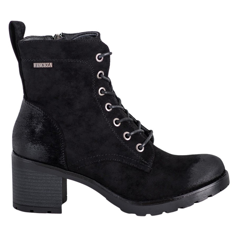 VINCEZA suede boots black