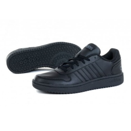Beca Canciones infantiles Conectado Adidas Hoops 2.0 M EE7422 shoes black - KeeShoes