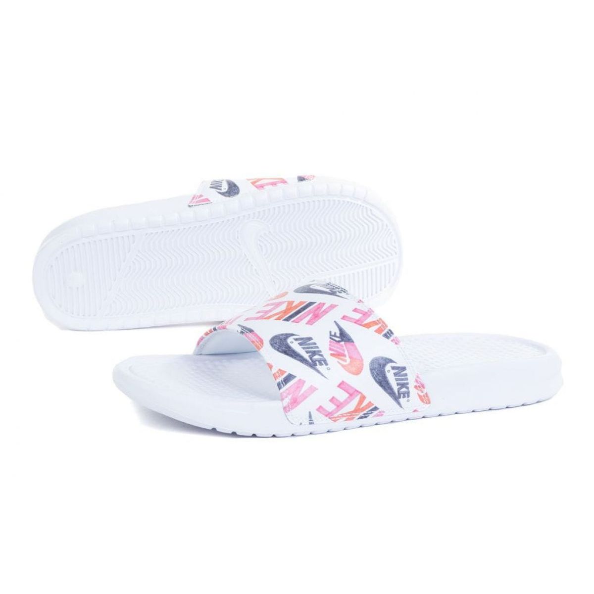 Nike benassi jdi pink sales