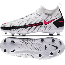 Nike Phantom Gt Academy Df FG / MG Jr CW6694-160 football shoes white multicolored