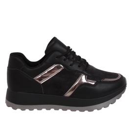 Black women's sports shoes 2019-447 Black