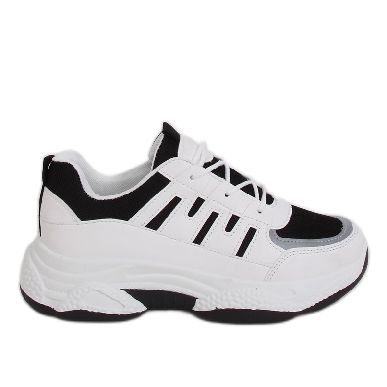 Women's sports shoes white and black BH-001 Black