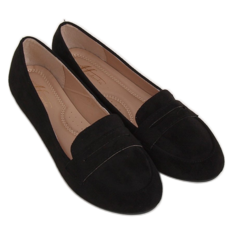 Black women's loafers 3C-20 Black Black women's loafers 3C-20 Black