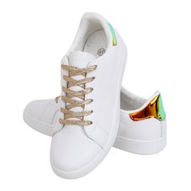 White 5G-2 Gold women's sneakers White 5G-2 Gold women's sneakers
