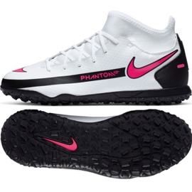 Nike Phantom Gt Club Df Tf Jr CW6729-160 football shoes white multicolored