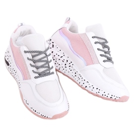 White sports shoes for women C-3151 Pink White sports shoes for women C-3151 Pink