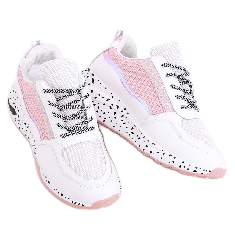 White sports shoes for women C-3151 Pink White sports shoes for women C-3151 Pink