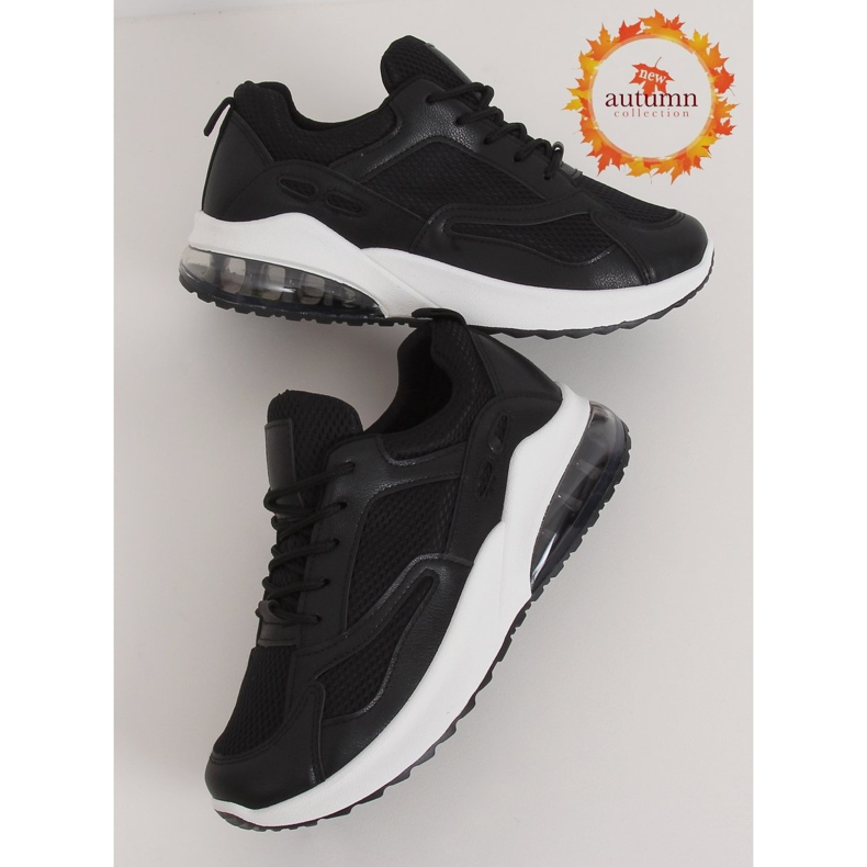 Black sports shoes for women 8271-SP Black
