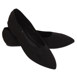 Black women's ballerinas NK19P Black Ii Quality