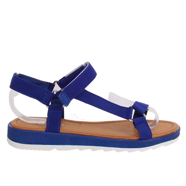Women's navy blue sandals WS9027 DK.BLUE Ii Quality