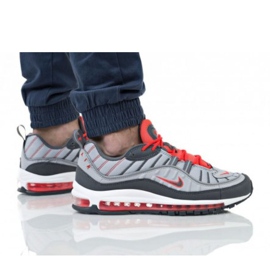 Nike Air Max 98 M 640744-006 shoe red grey