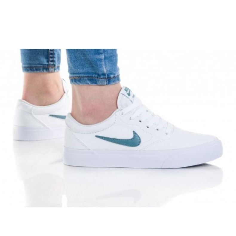 Nike Sb Charge Cnvs (GS) Jr CQ0260-100 white pink