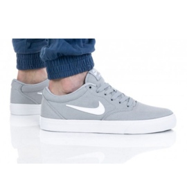 Nike Sb Charge Cnvs M CD6279-003 shoe white grey Nike Sb Charge Cnvs M CD6279-003 shoe white grey
