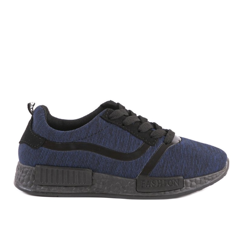 Navy blue light sports shoes PH-11 black