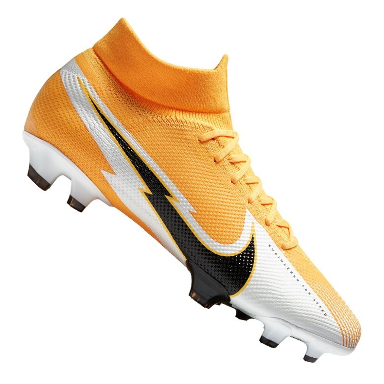 Nike Superfly 7 Pro Fg M AT5382-801 football boots multicolored oranges and reds