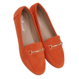 Orange women's loafers 88-385 Orange Orange women's loafers 88-385 Orange