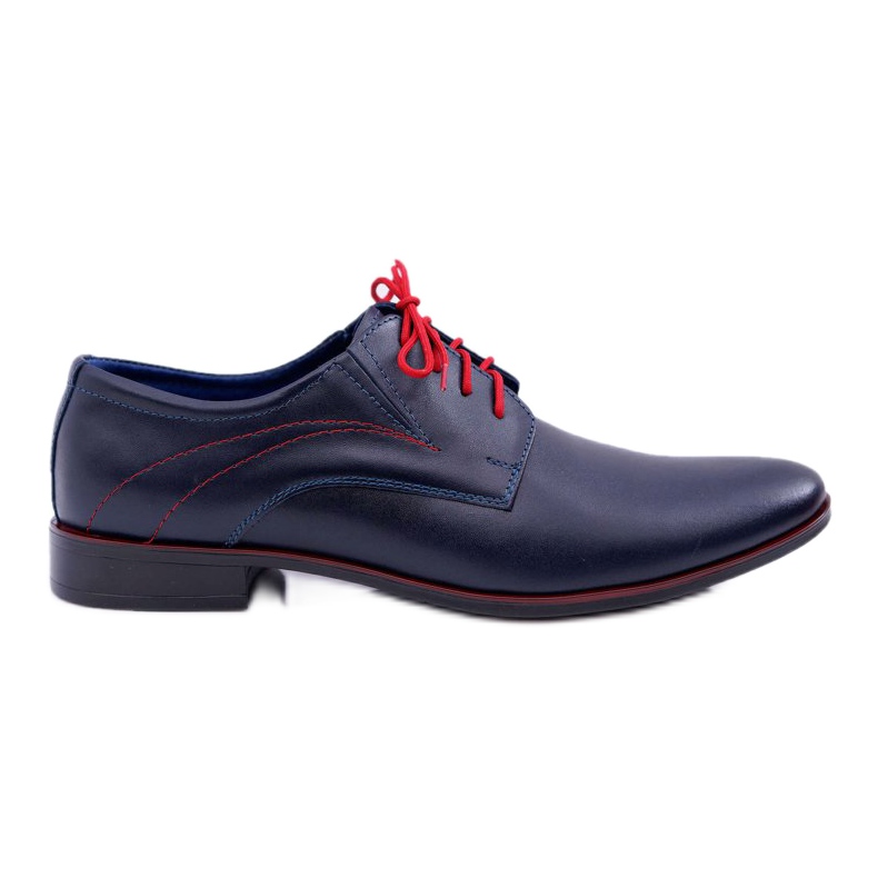Mario Boschetti Men's Brogues, Elegant Leather, Navy Blue Menelaos red Mario Boschetti Men's Brogues, Elegant Leather, Navy Blue Menelaos red