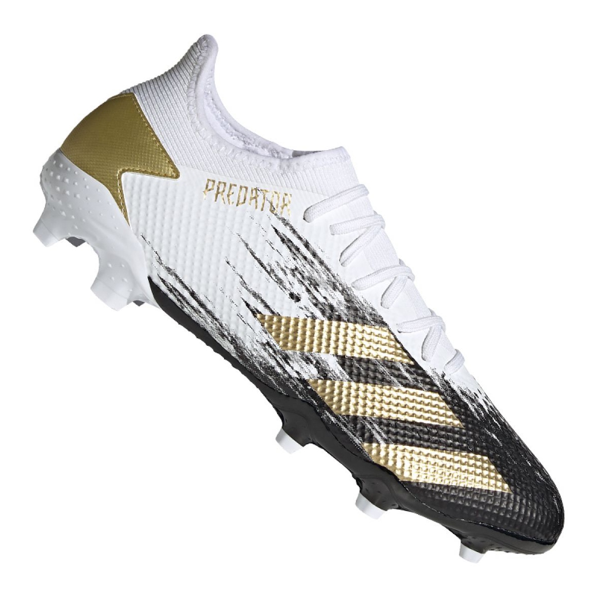 Adidas Predator 20.3 L Fg M FW9197 football boots white gold white KeeShoes