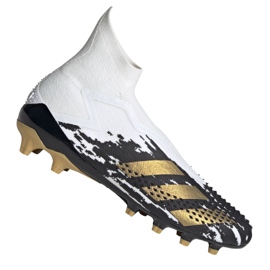 Adidas Predator 20+ Ag M FW9761 football boots grey/silver, white, black, gold white