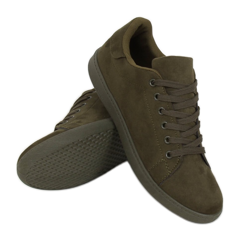 Green suede women's sneakers 6301 Green Green suede women's sneakers 6301 Green