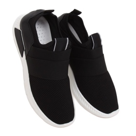 Black 7786-Y Black sports shoes