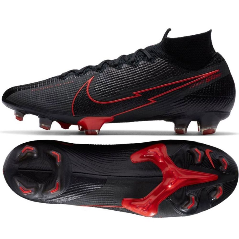 nike superfly soccer cleats black