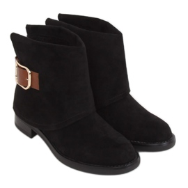 Black women's boots UK19P Black