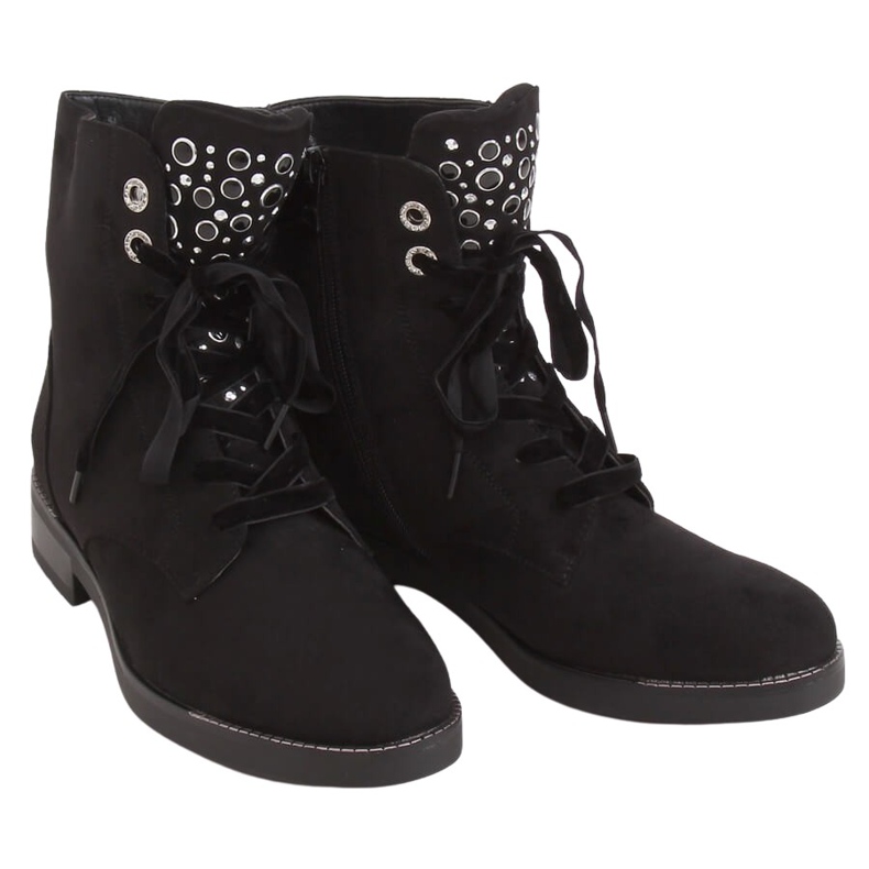 Black lace-up boots BH2537-KB Black Black lace-up boots BH2537-KB Black
