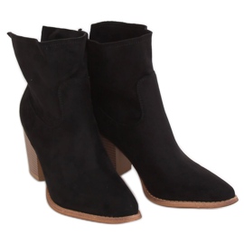 Black high-heeled boots M398 Black