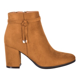 Elegant VINCEZA boots brown