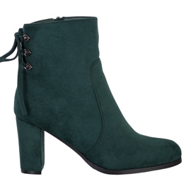 Tied Boots On The VINCEZA Post green