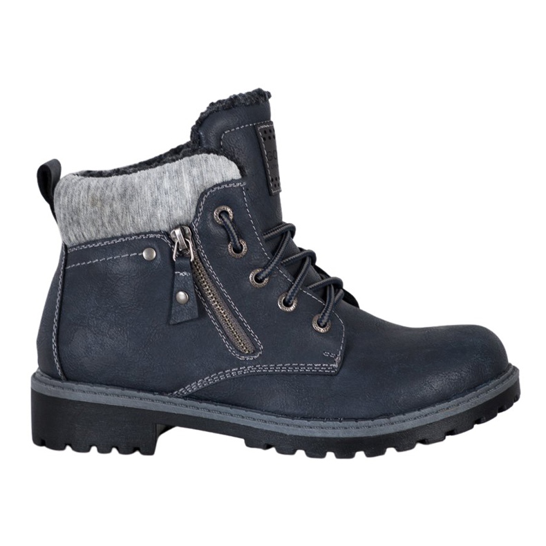 Goodin Warm navy blue hiking boots