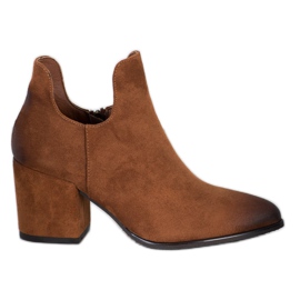 VINCEZA low boots brown