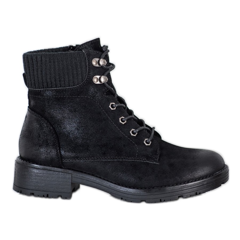 VINCEZA Casual Trappers black