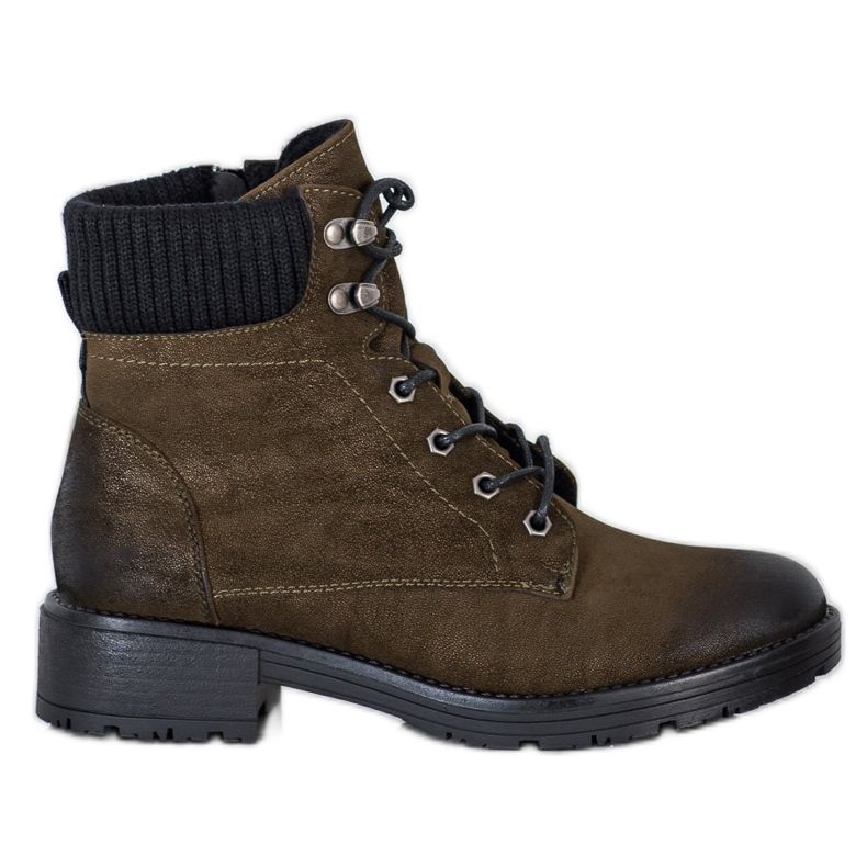 VINCEZA Casual Trappers green VINCEZA Casual Trappers green