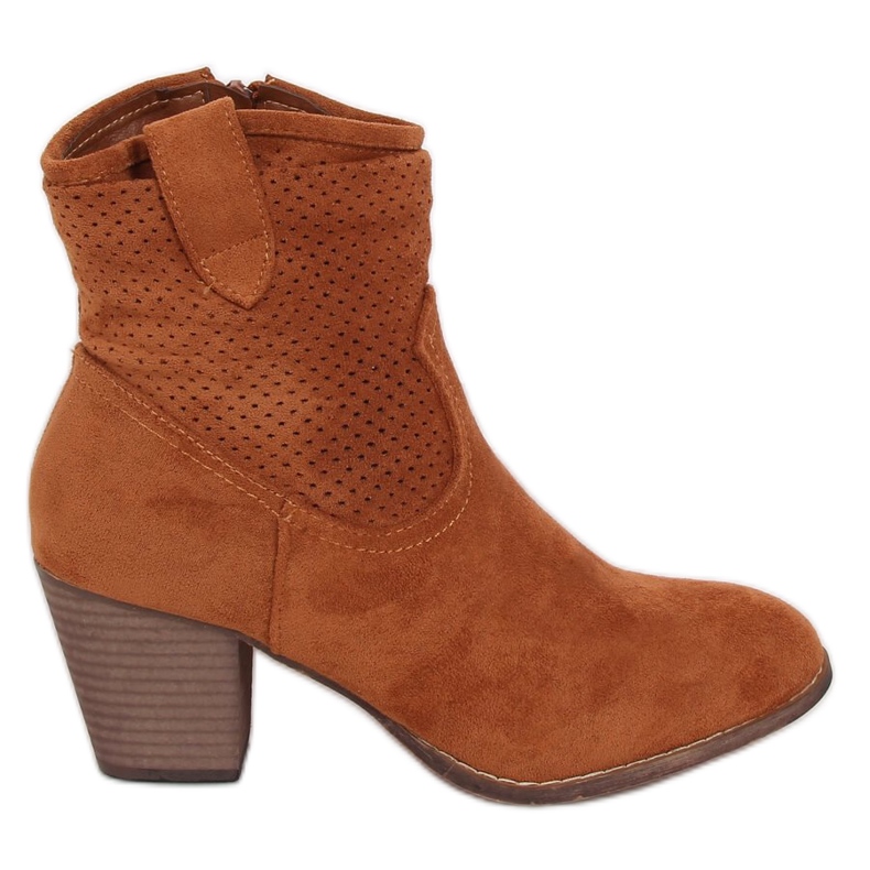 Camel 100-987B0-2 Camel high-heeled boots brown