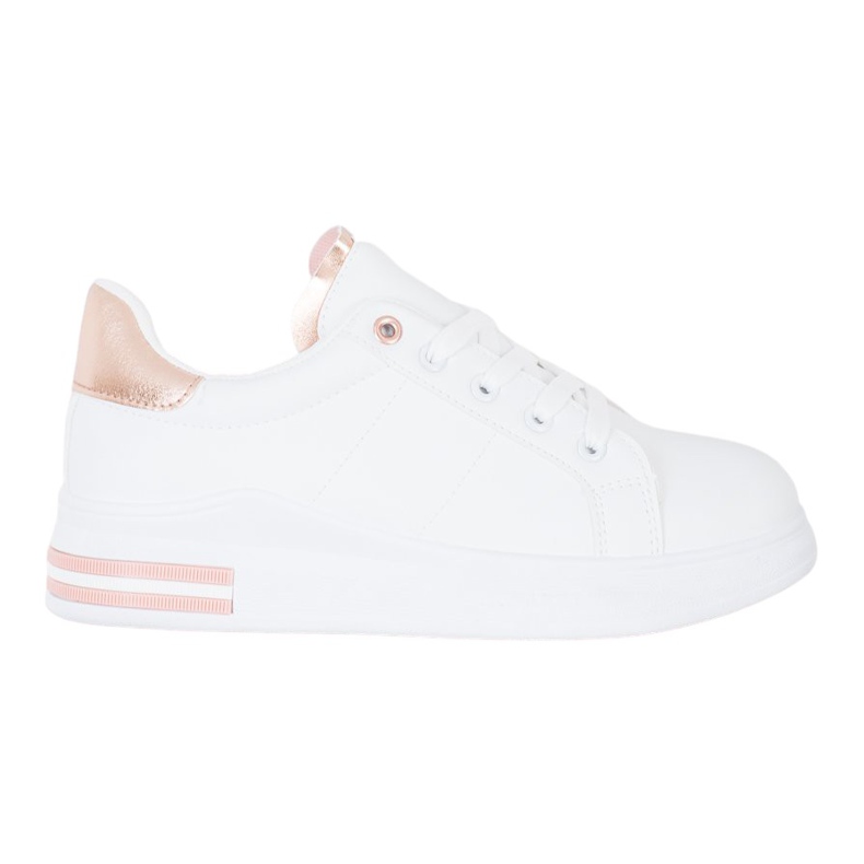 SHELOVET Fashionable Tied Sneakers white