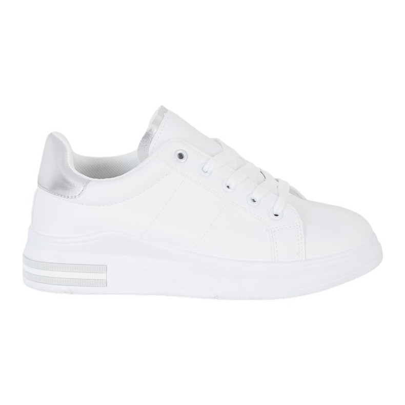 SHELOVET Fashionable Tied Sneakers white