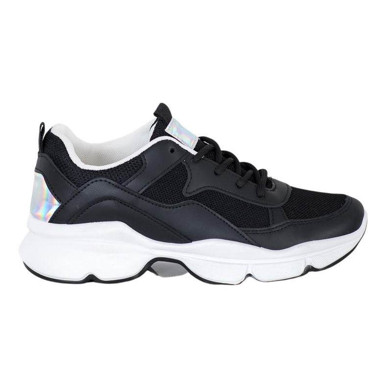 SHELOVET Comfortable Black Sneakers