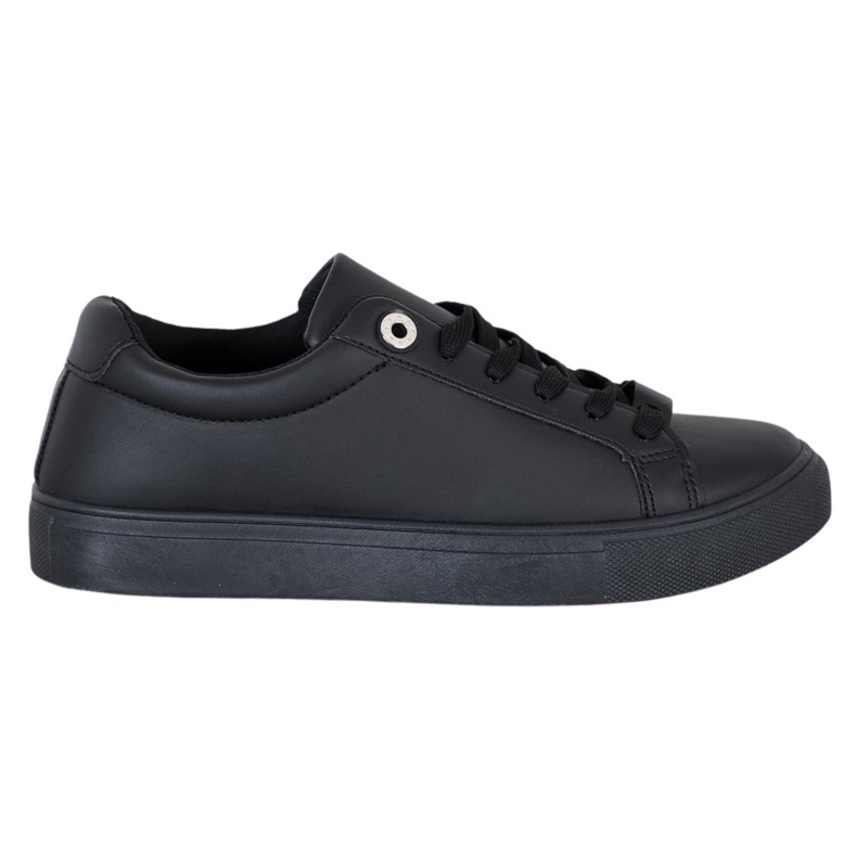 SHELOVET Sneakers With Eco Leather black