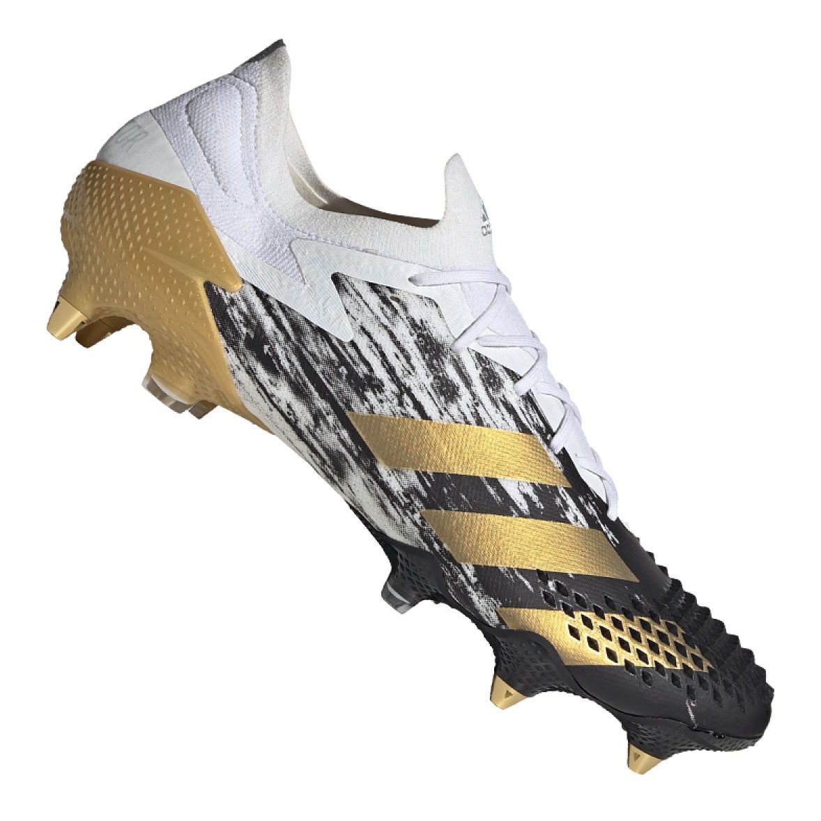 Adidas Predator 20.1 Sg M FW9181 football boots white black, white, black, gold - KeeShoes